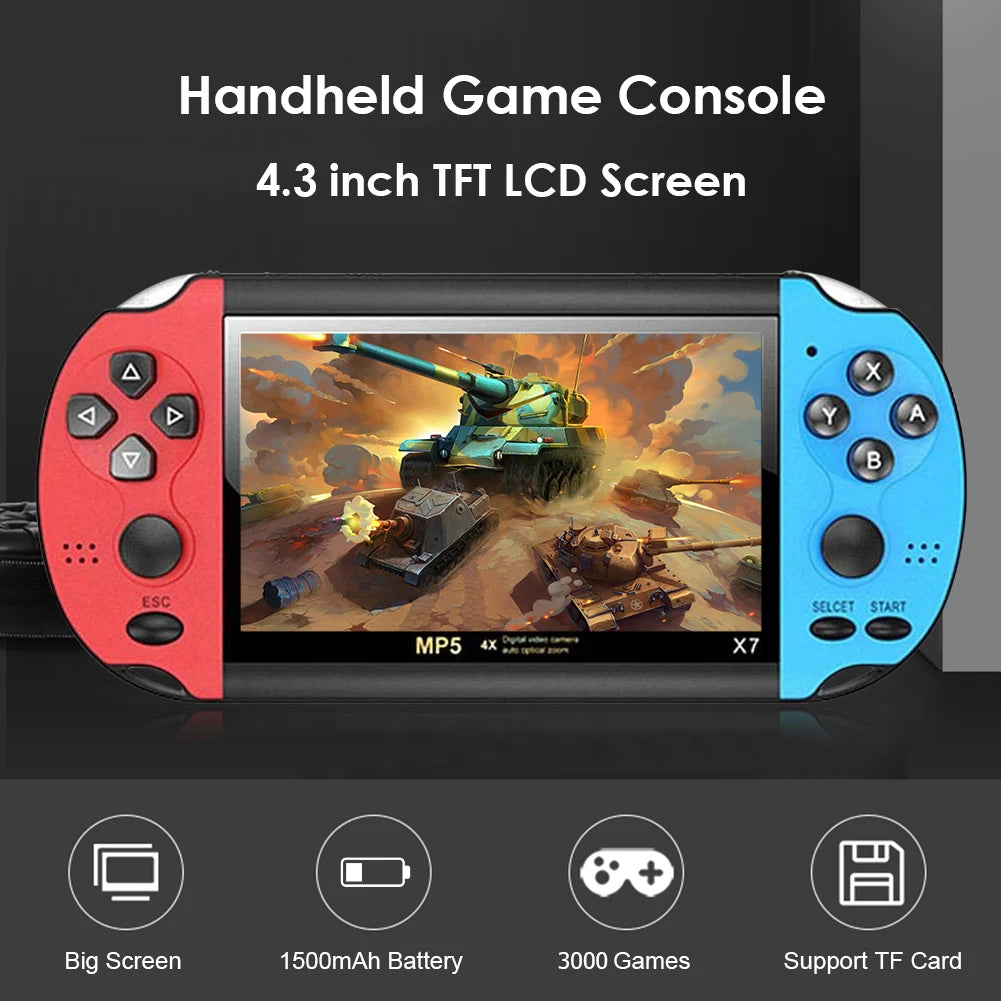 Portable Mini Retro Arcade Handheld Console