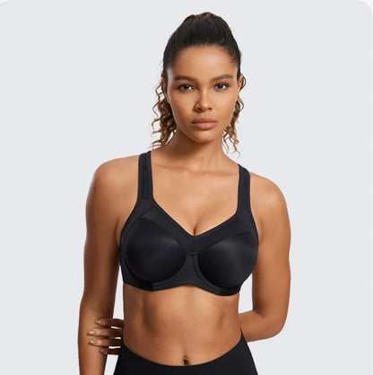 Full Support High Impact Underwire Sports Bra