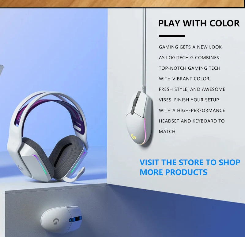 6 programmable buttons, high-speed tracking technology, Logitech G402, making your gaming operations more effortless and seamles