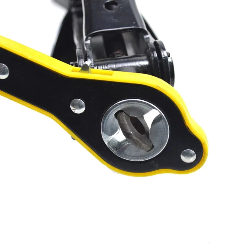 Automotive Labor-Saving Long Handle Jack Ratchet Wrench Automotive Key Tire Suspension Ear Wrench Automotive Maintenance Tool