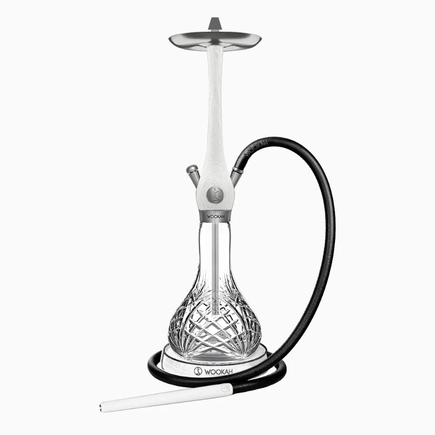Wookah Hookah Shisha Set High Quality Wooden Large Hookah with Glass Bottle Single Pipe