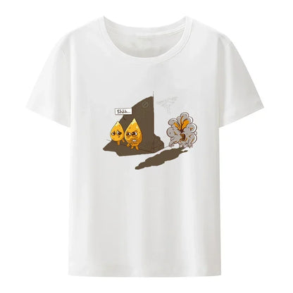 Funny The Last Sofas Print T-shirt Novelty Clothing Tops Leisure Style Camiseta Men Clothing Graphic T Shirts Harajuku Y2k