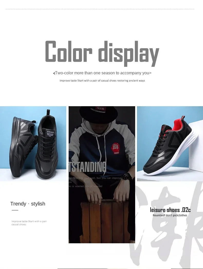 Black Sneakers Comfortable Sports Running Shoes For Men Tenis Masculinos Autumn Lightweight Casual Shoe Zapatillas Hombre