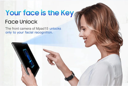 Mpad15 14 Inch Big Screen Android 15 Tablet PC 16gb+512GB Phone Call 5G WIFI Kids Pad tablet For Educational Online Class