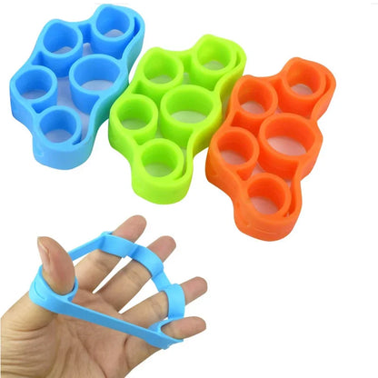 Hand Gripper Silicone Finger Expander Exercise Hand Grip Wrist Strength Trainer Finger Exerciser Resistance Bands Fitness