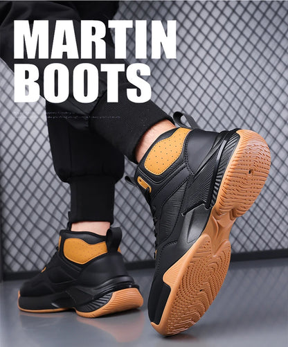 Modern Classic: Men's Lightweight Walking Sneakers with Enhanced Flexibility