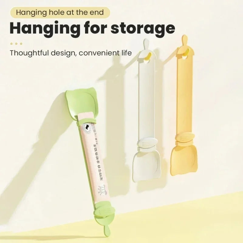 Cat Strip Feeder Spoon Long Handle Cat Food Strip Squeezer Pet Meat Mud Food Squeeze Treat Dispense Spoon For Cats Pet Supplies