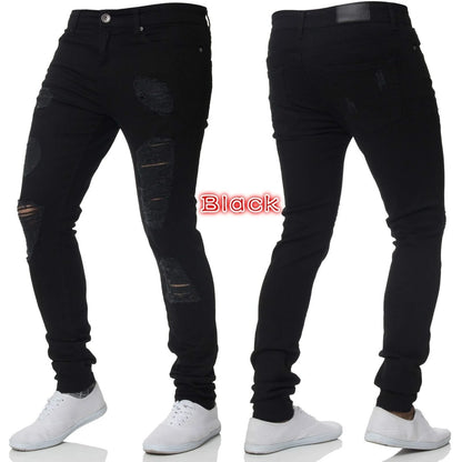 Stretch Slim Baggy Jeans