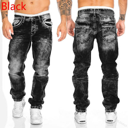 Stretch Slim Baggy Jeans