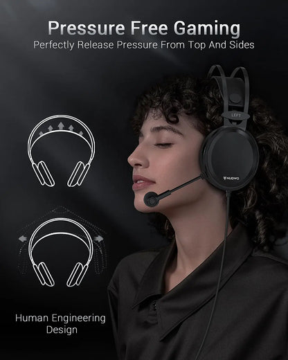NUBWO N7 Gaming headsets PS4  Stereo Xbox one Headset Wired PC Gaming Headphones with Noise Canceling Mic Ear Gaming Headphones
