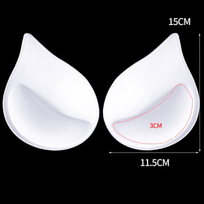 Chest Enhancers Bra Foam Insert Chest Cup Intimates Accessories Sponge Bra Pads Swimsuit Breast Push Up Bra Padding
