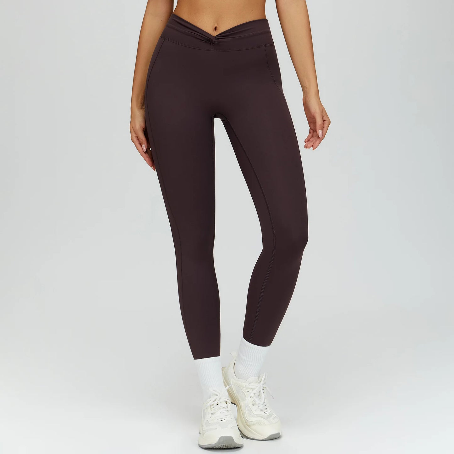Sporty Leggings Women High Elastic Yoga Leggings Fitness Pants Butt Lifting Tights Tummy Control Squat Proof Workout Tights