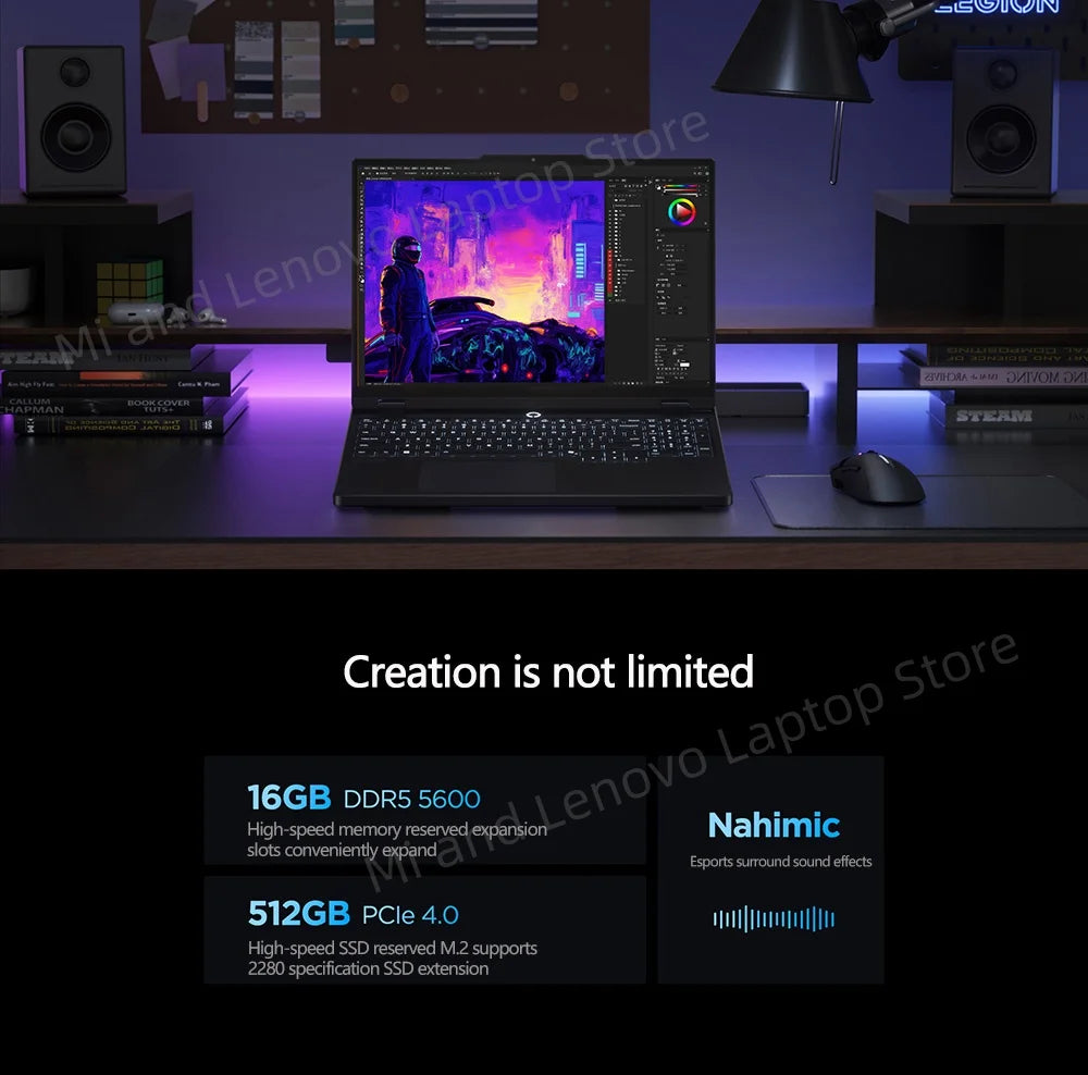 Lenovo LEGION R7000 2025 R7 H 255 RTX5050 16+512GB 15.3inch 2.5K 180Hz Game