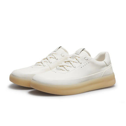 Skateboarding Sports Shoes Classic White Sneakers for Men Comfort Leather Sneakers Fashion Running Outdoor Casual Walking Shoe