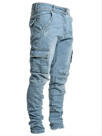 Skinny Fit Hip Hop Denim Jeans