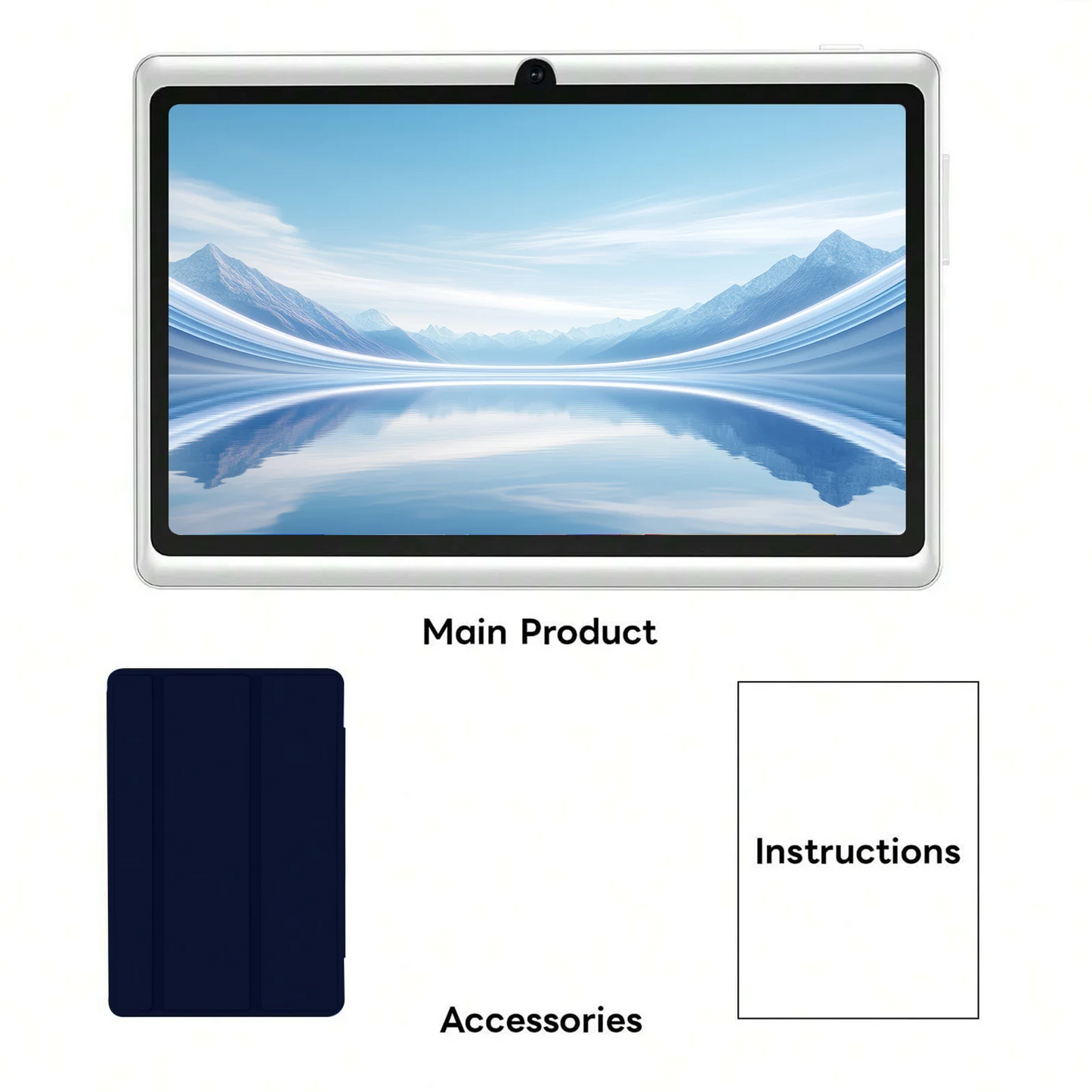 2026 Global Version 7 Inch 4G WiFi Kids' tablet Quad Core 2GB RAM 32GB ROM Dual Cameras Children's Gifts Tablets Android 11