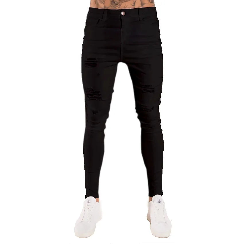 Stretch Slim Baggy Jeans