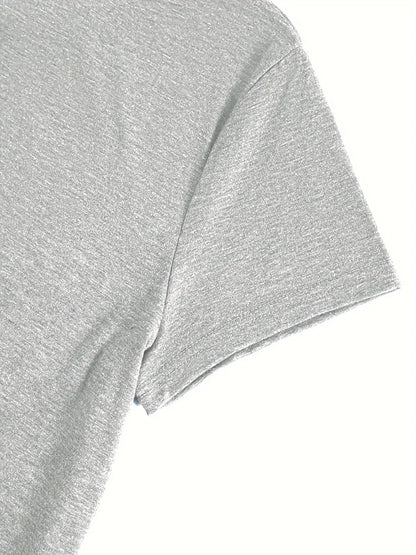2024 New Men's T-shirt Checked Printed Oversized Loose Men's Top Holiday Casual Clothing Running Short-sleeved T-shirts