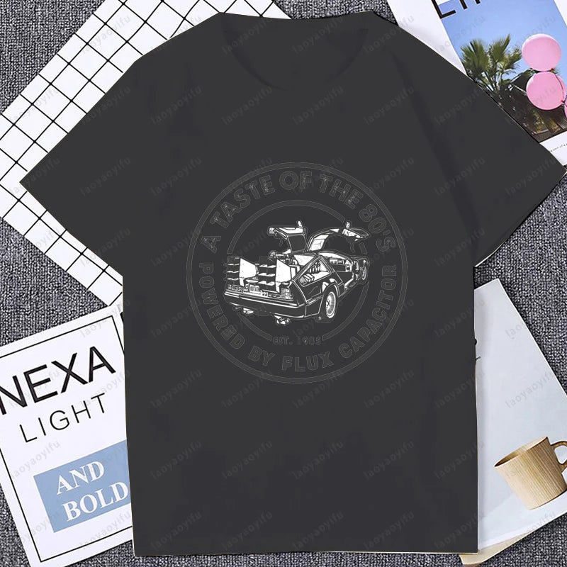 Mens Clothing  Doc Brown Back To The Future Back To The Future 1.21 Gigawatts Fun Tops Tee T Shirt Loose Tops T-Shirt