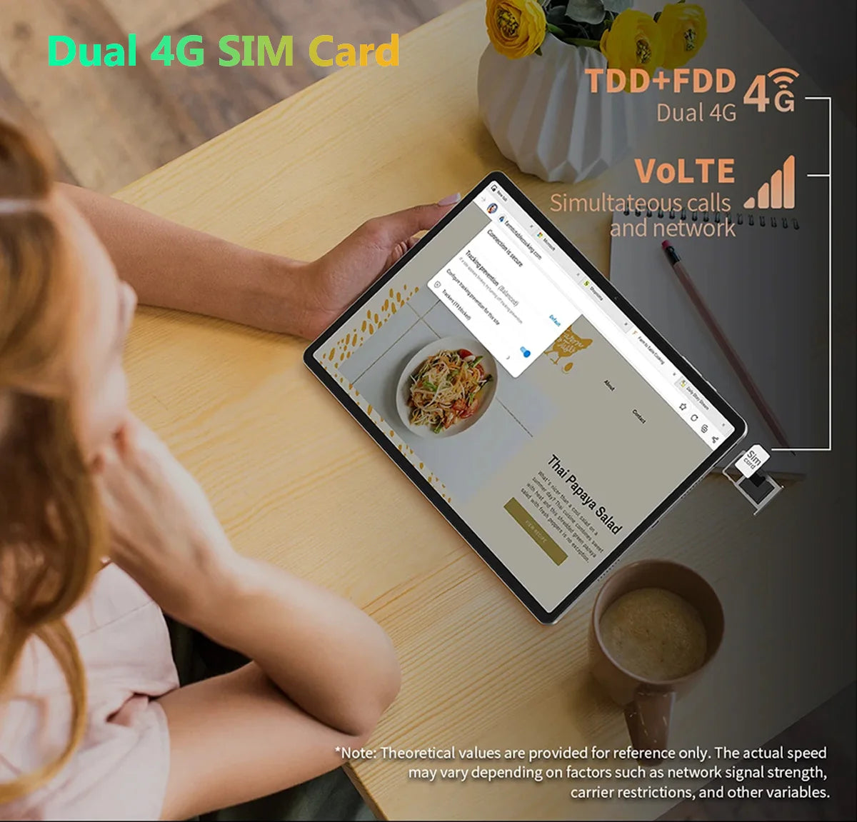 Mpad15 14 Inch Big Screen Android 15 Tablet PC 16gb+512GB Phone Call 5G WIFI Kids Pad tablet For Educational Online Class