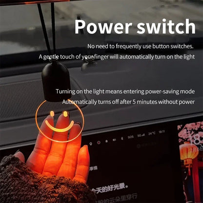 【 Warm Lamp 】 Automotive Atmosphere Light Automatic Sensing Automotive Pendant 2026 New Night Light Automotive Decoration