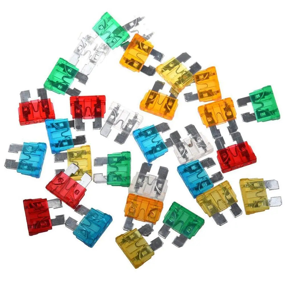 50/100pcs Automotive Fuses Fuses Automotive Fuses 2A/3A/5A/7.5A/10A/15A/20A/25A/30A/35A Amp Automotive Repair Tools