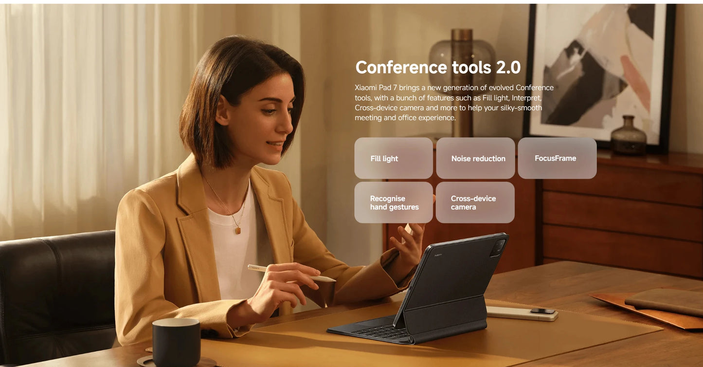Global Version Xiaomi Pad 7 11.2‘’ 3.2K 144Hz Display 8850mAh Big Battery 13MP Real Camera Tablet PC Snapdragon 7+ Gen 3