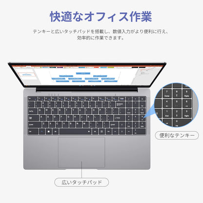 15.6 "Thin & Portable Laptop Computer Intel Celeron N4000 12GB RAM 256GB SSD FHD 1920x1080 16:9 Display For Work And Study