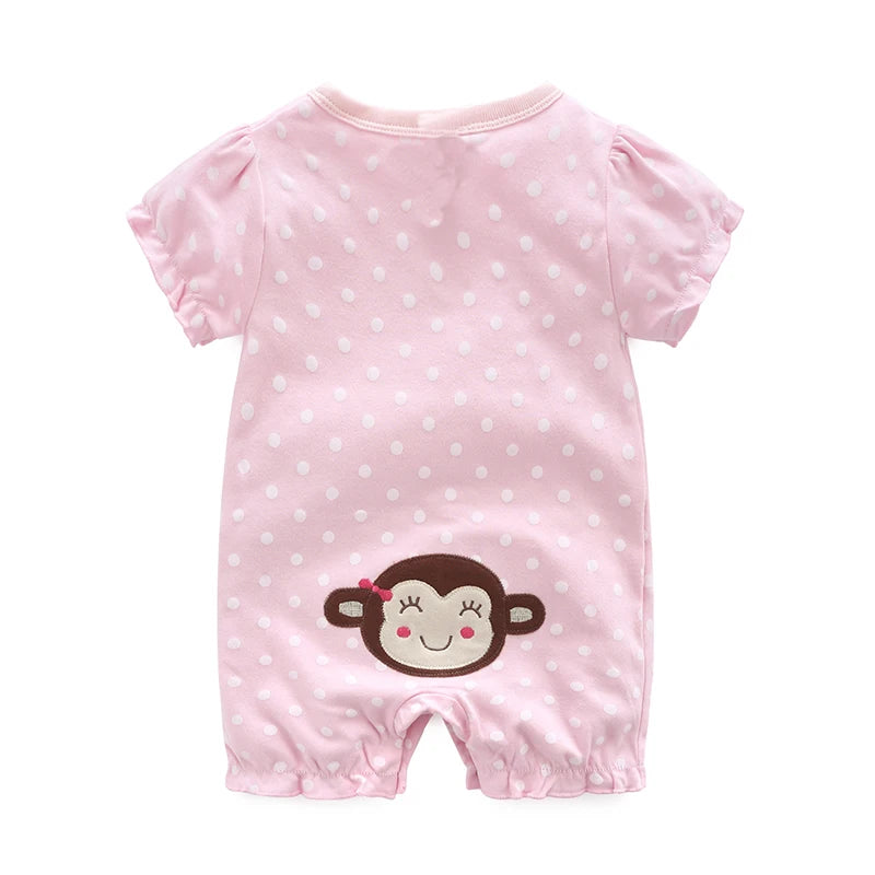 Newborn Clothes Summer Cute Baby Girl Baby Summer Clothes Thin Section 0 to 3 Months Infant Clothes