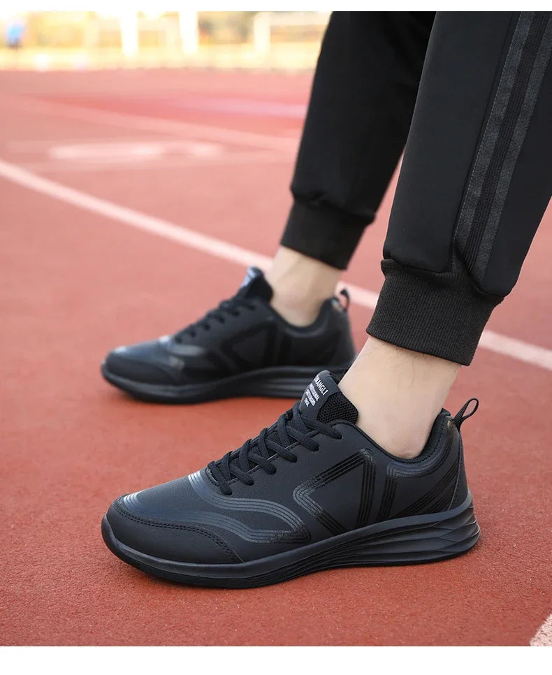 Black Sneakers Comfortable Sports Running Shoes For Men Tenis Masculinos Autumn Lightweight Casual Shoe Zapatillas Hombre
