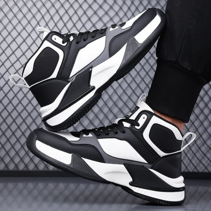 Modern Classic: Men's Lightweight Walking Sneakers with Enhanced Flexibility