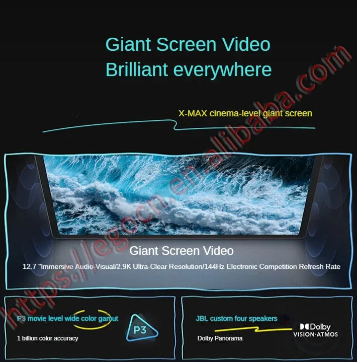 New Lenovo Xiaoxin Pad Pro 12.7 2025 Tablet Dimensity 8300 2.9k Resolution 144Hz Refresh Rate WIFI 10200mAh WIFI
