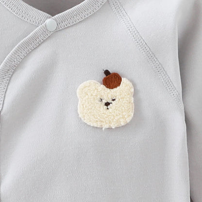 Newborn baby clothes Spring and Autumn pure cotton high waist baby split set Baby autumn clothes and pants