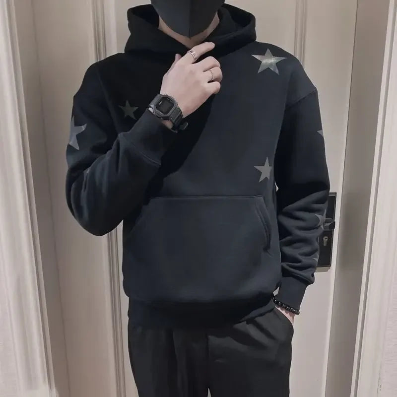 Hip Hop Graphic Warm Winter Hoodie