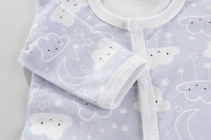 Newborn Unisex Romper Bodysuit – Soft Cotton, 0-9 Months