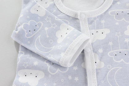 Newborn Unisex Romper Bodysuit – Soft Cotton, 0-9 Months