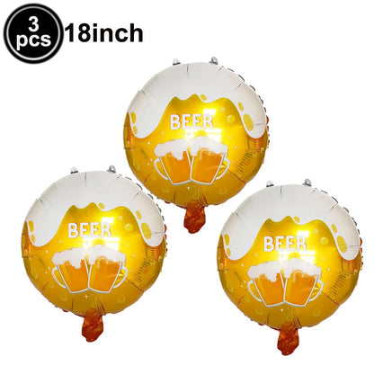 Super Dad Balloons Happy Father's Day Champagne Foil Helium Ball Champagne Beer Ballon Father's Day Gifts Supplies Globos