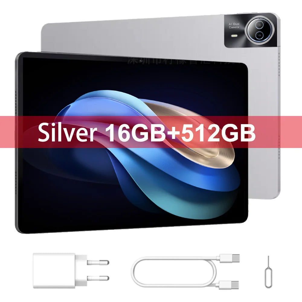 Mpad15 14 Inch Big Screen Android 15 Tablet PC 16gb+512GB Phone Call 5G WIFI Kids Pad tablet For Educational Online Class