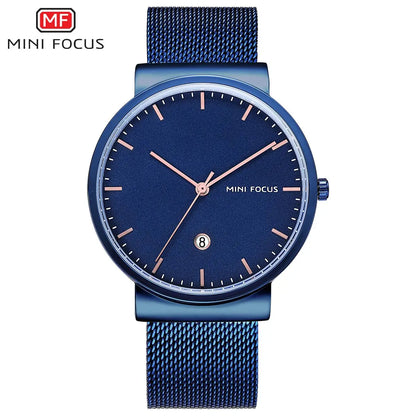 New Fashion Watch For Men High Quality Luxury Stainless Steel Waterproof Classic Quartz Wristwatches Male Big Face Clock