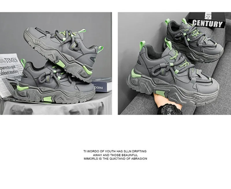 Sneakers for Mens White Platform Sneakers Fashion Versatile Board Shoes Men's Simple Niche Comfort Sports Shoes Tenis Masculino