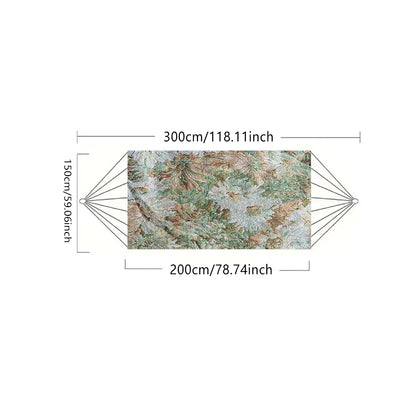 The new Bohemian-style fringed single-person and double-person hammocks are suitable for outdoor garden camping. They come with