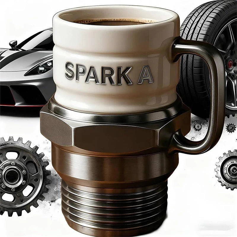 Automotive Inspire Coffee Cup, Perfect for Car Enthusiasts, Mechanics & Garage Owners