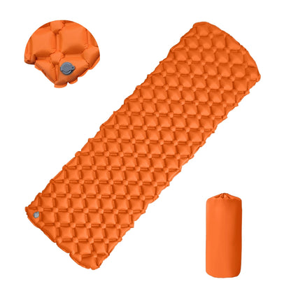 Camping Inflatable Mattress In Tent Folding Camp Bed Sleeping Pad Picnic Blanket Travel Air Mat Camping Equipment