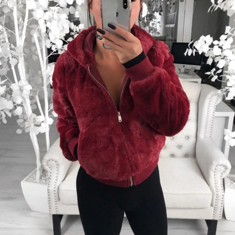 Casual Solid Long Sleeve Women's Hoodie