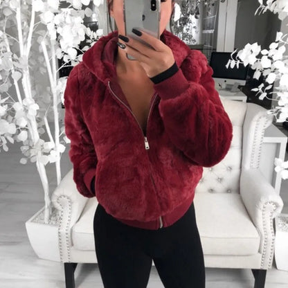 Casual Solid Long Sleeve Women's Hoodie