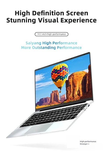 2026 Laptop Core i7 9850H A3950 Portable Laptops Windows 11 Pro 16GB RAM 1TB SSD 1920*1080 HD PC Gaming Computer Notebook Gamer