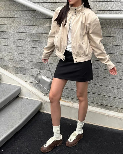 Sneakers Casual Sports Shoes for Women Lightweight Leather Breathable Shoes Women Flat White Tennis Shoes