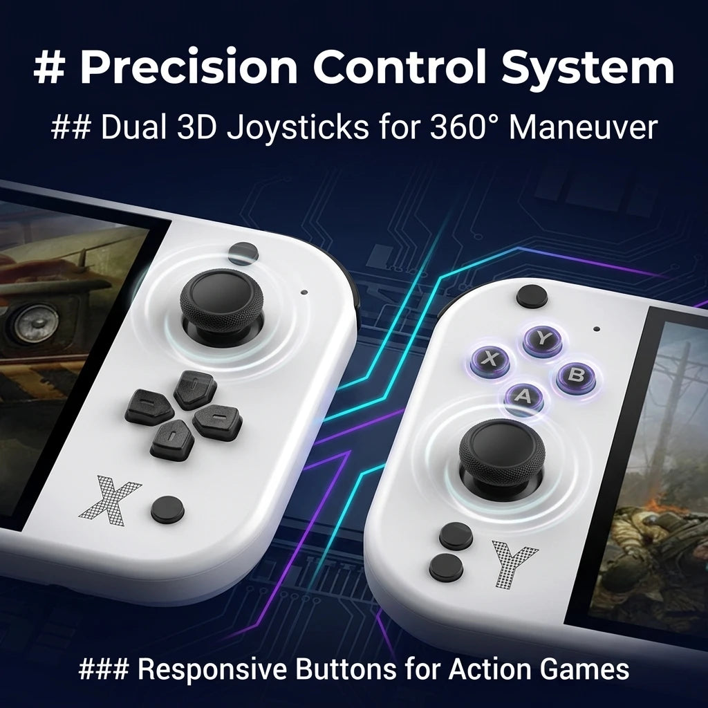 G90 Retro Handheld Console – Large HD Screen, TV Output