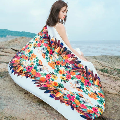 20 styles 90x180cm Cotton linen Summer Beach Dress Bikini Cover-ups Sarong Wrap Scarf Women Brazilian Swimsuit Bathing Cover Up