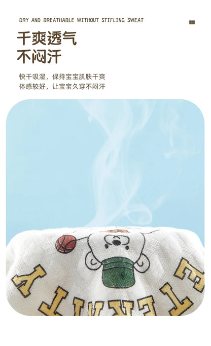 Baby Clothes for Autumn, Class A, Boys' Full-Month Outfit, One-Piece Romper, Baby Thermal Interlayered Warm Newborn Bodysuit